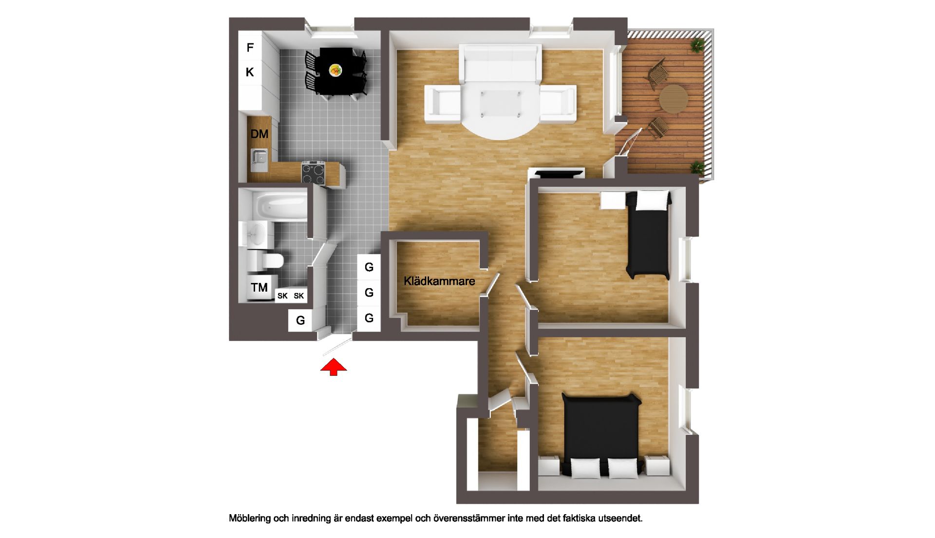 Bostadsrätt, Mangårdsvägen 17, Visättra, Huddinge