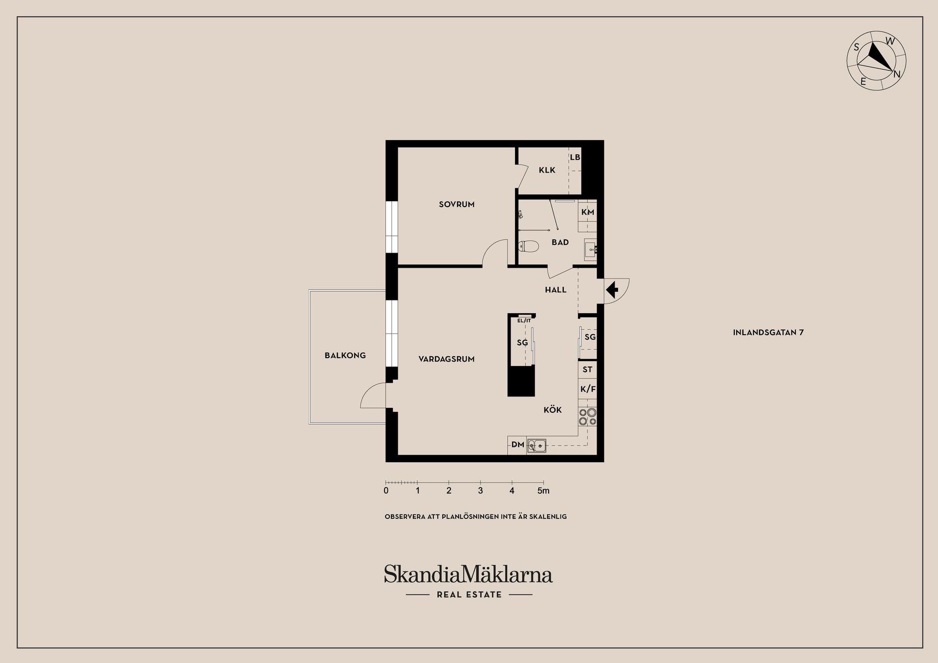 Bostadsrätt, Inlandsgatan 7, Kongahälla, Kungälv