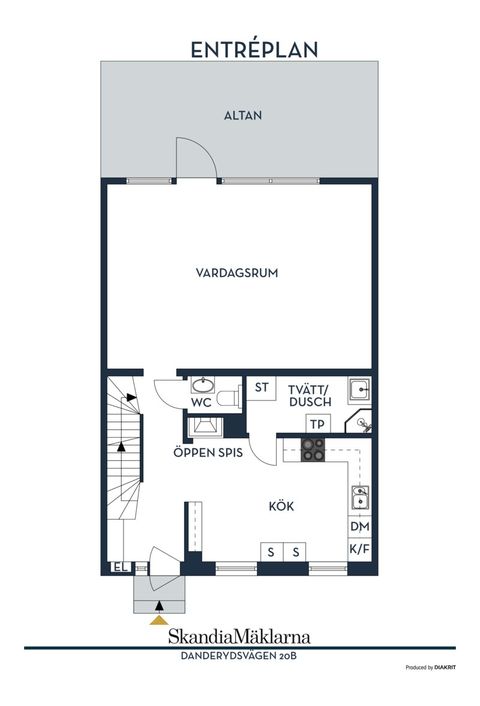 Radhus, Danderydsvägen 20B, Djursholm - Bur, Danderyd