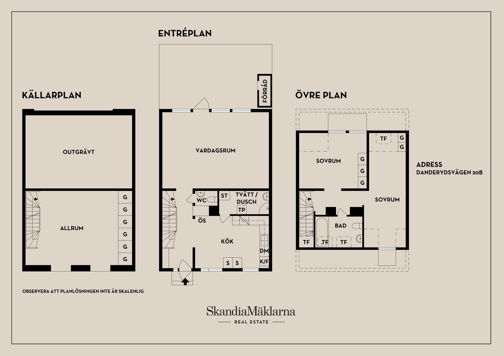 Radhus, Danderydsvägen 20B, Djursholm - Bur, Danderyd