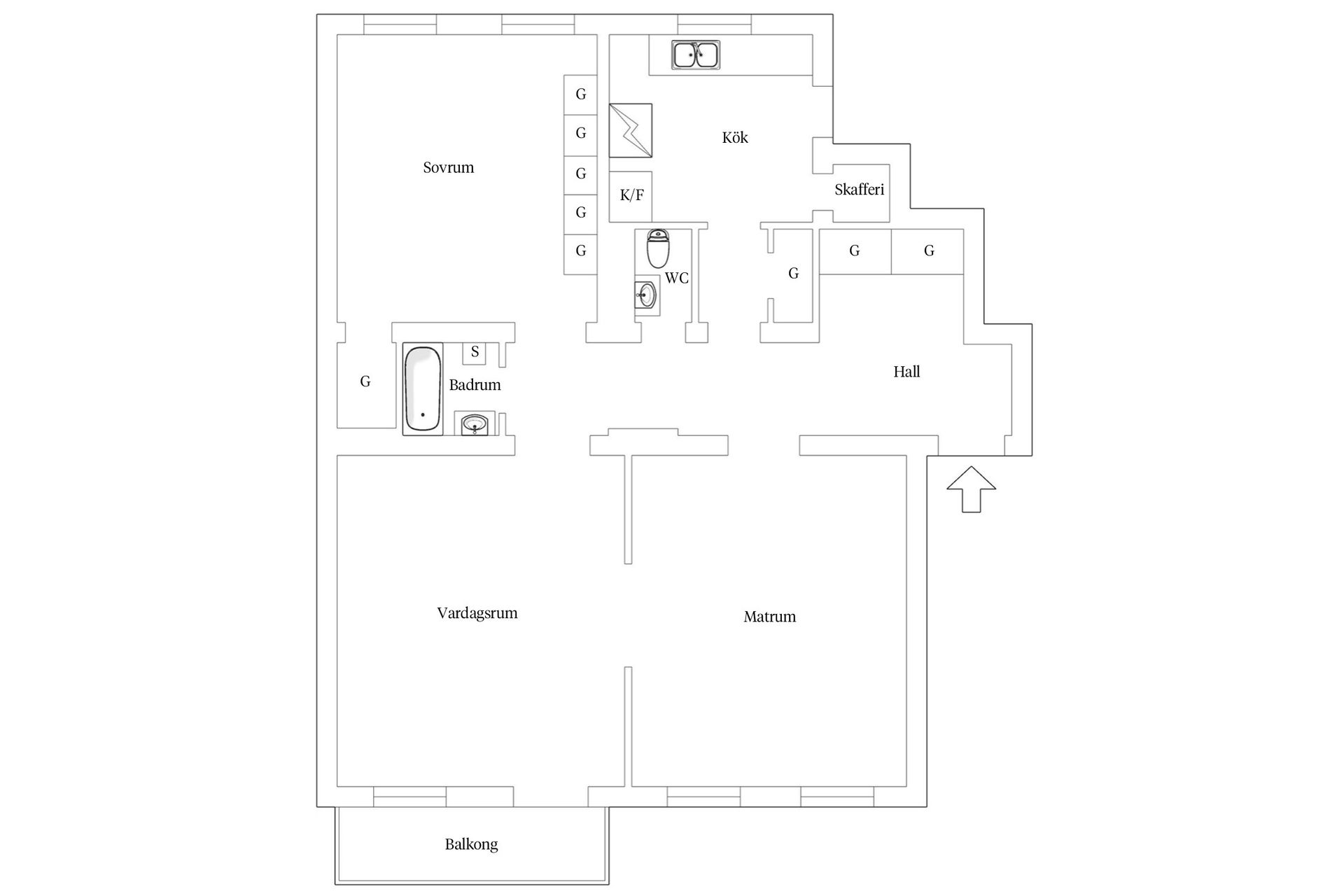 Bostadsrätt, Hantverkaregatan 10, S:t Knut, Malmö