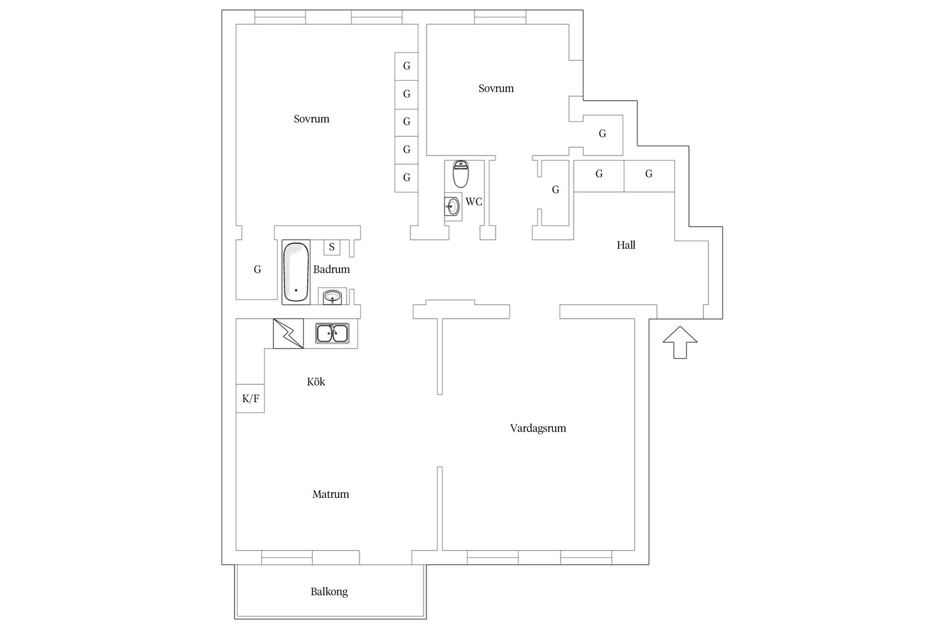 Bostadsrätt, Hantverkaregatan 10, S:t Knut, Malmö
