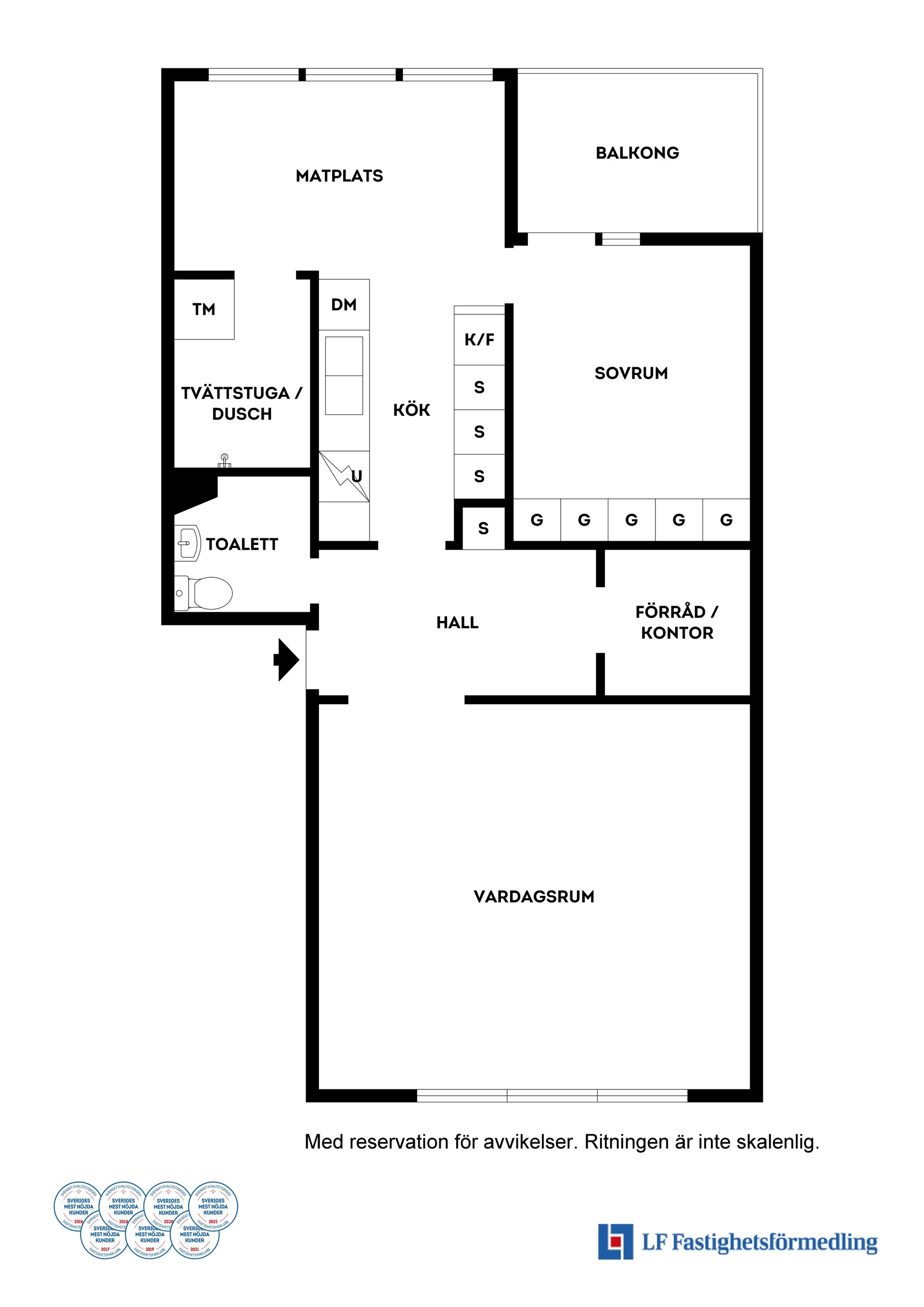 Bostadsrätt, Åkerstigen 7C, Herrljunga centralt, Herrljunga