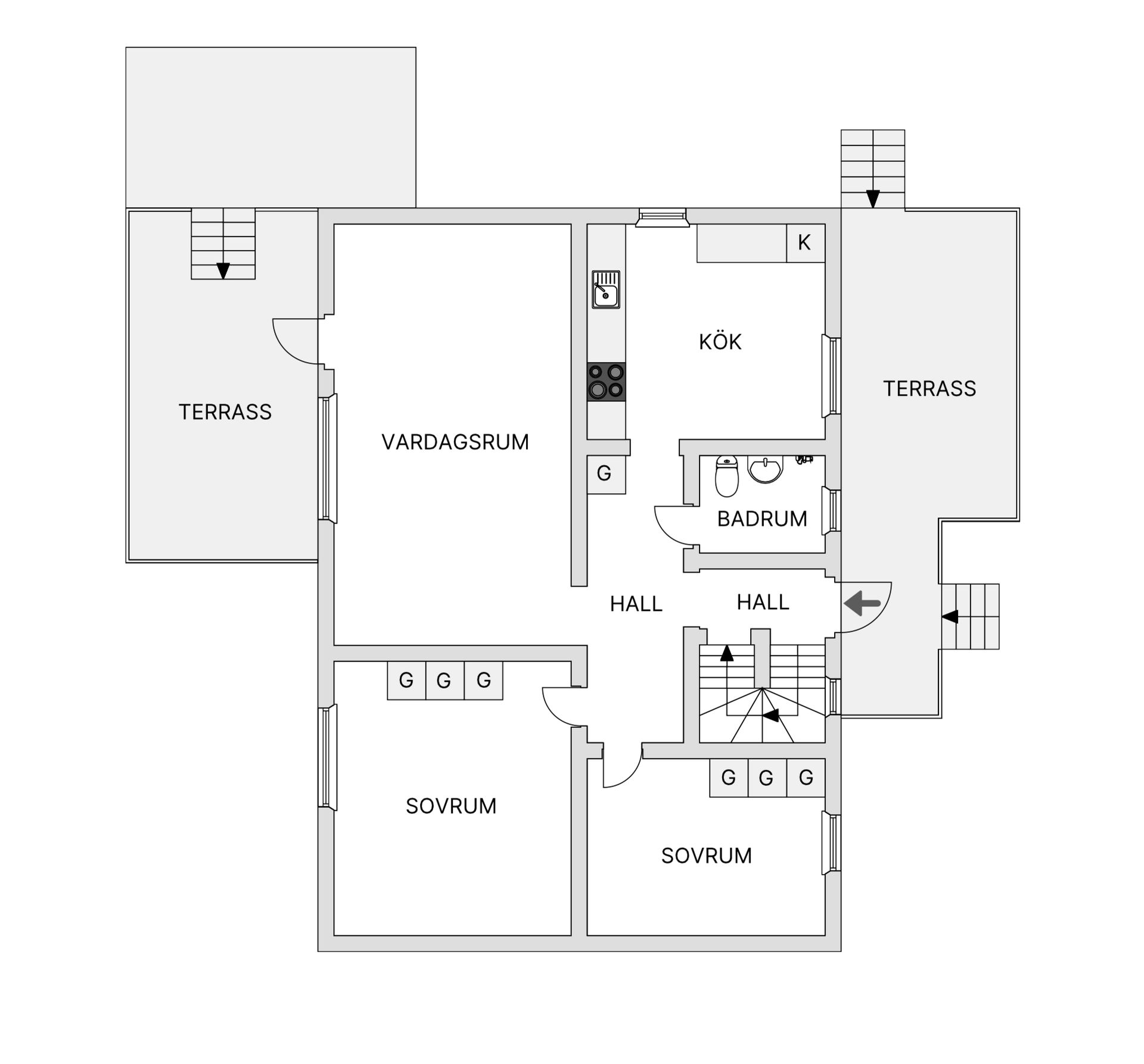 Villa, Granvägen 40, Vilhelmina