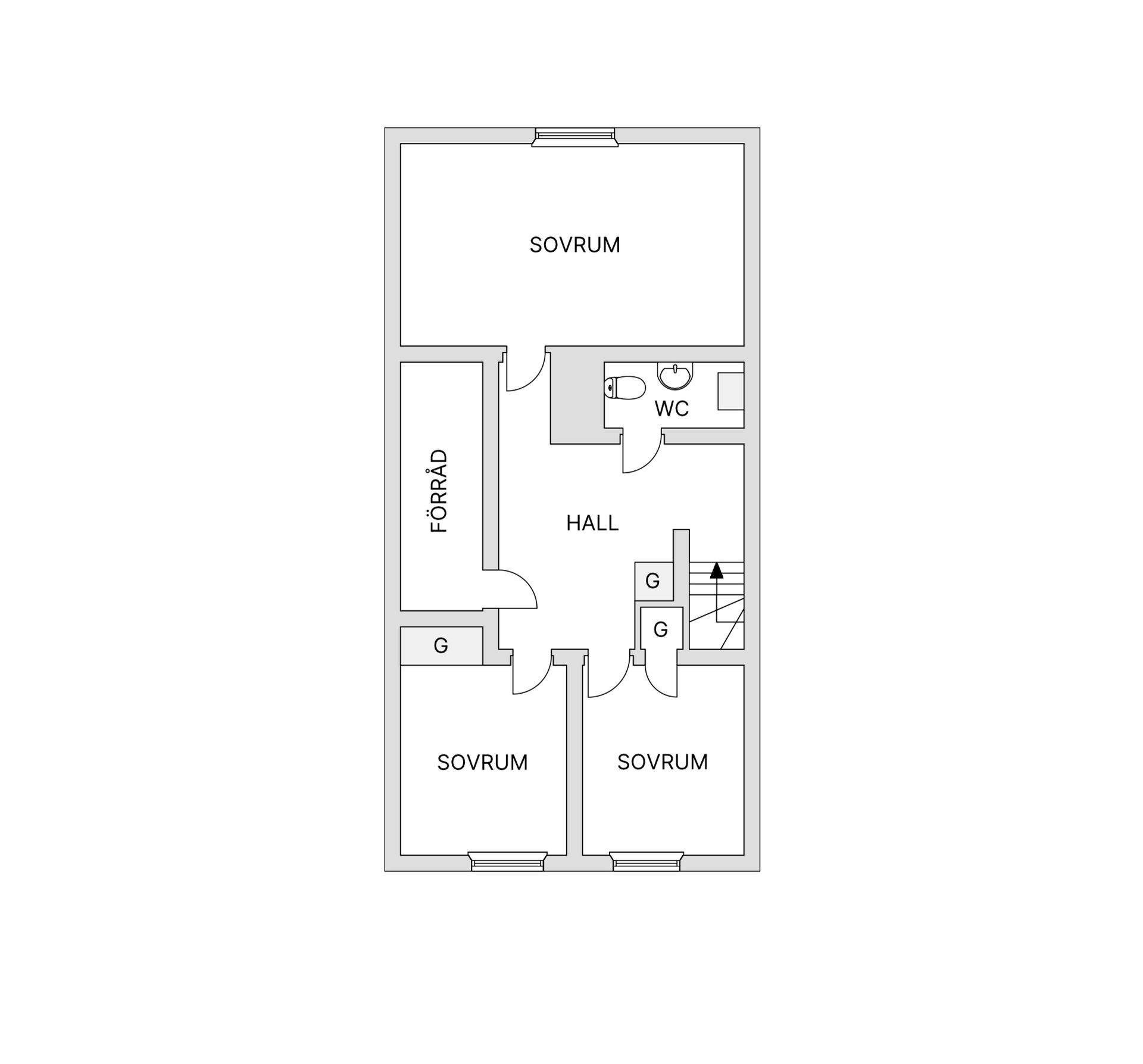 Villa, Granvägen 40, Vilhelmina