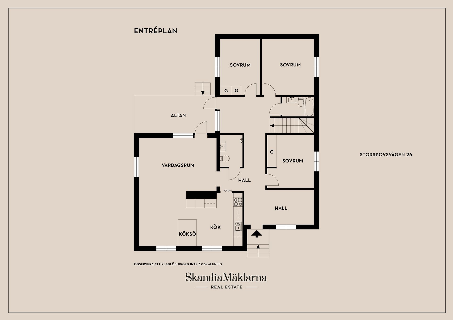 Villa, Storspovsvägen 26, Karlstad