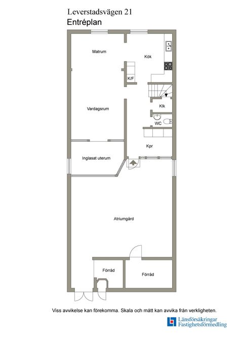 Villa, Leverstadsvägen 21, Leverstad, Mariestad