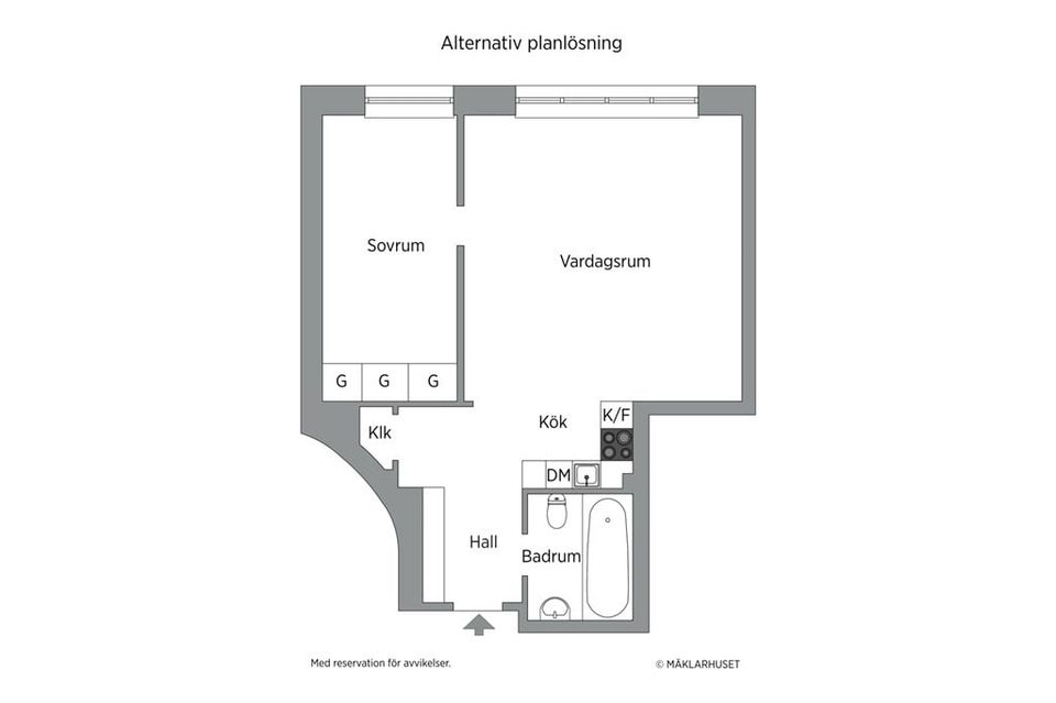 Bostadsrätt, Atterbomsvägen 58, 1 Tr, Kungsholmen - Fredhäll, Stockholm