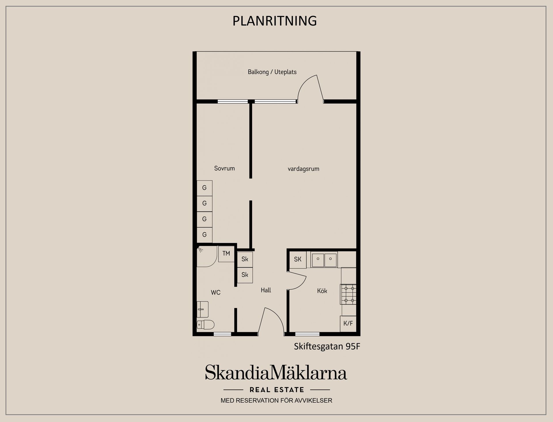 Bostadsrätt, Skiftesgatan 95F, Skellefteå