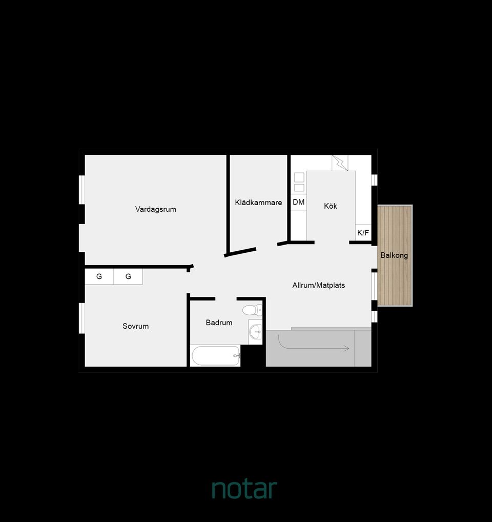 Bostadsrätt, Tre högars väg 64B, Linero, Lund