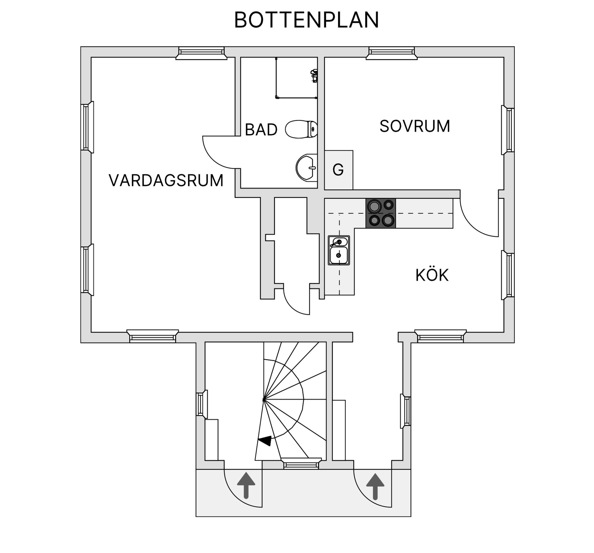 Bostadsrätt, Odalgatan 2A, Norrböle, Skellefteå