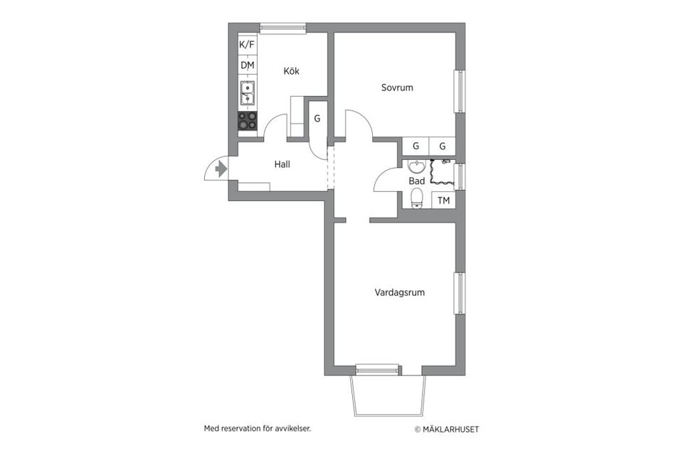 Bostadsrätt, Egilsgatan 4 A, Svartbäcken, Uppsala