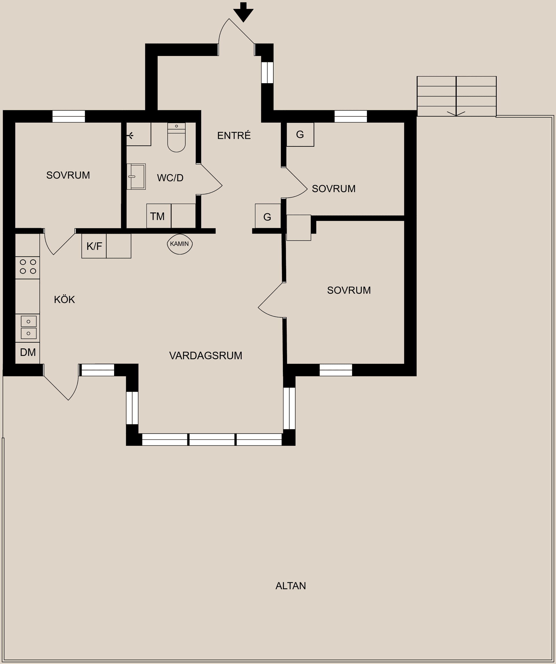 Villa, Haganäsvägen 8, Kvarsebo, Norrköping