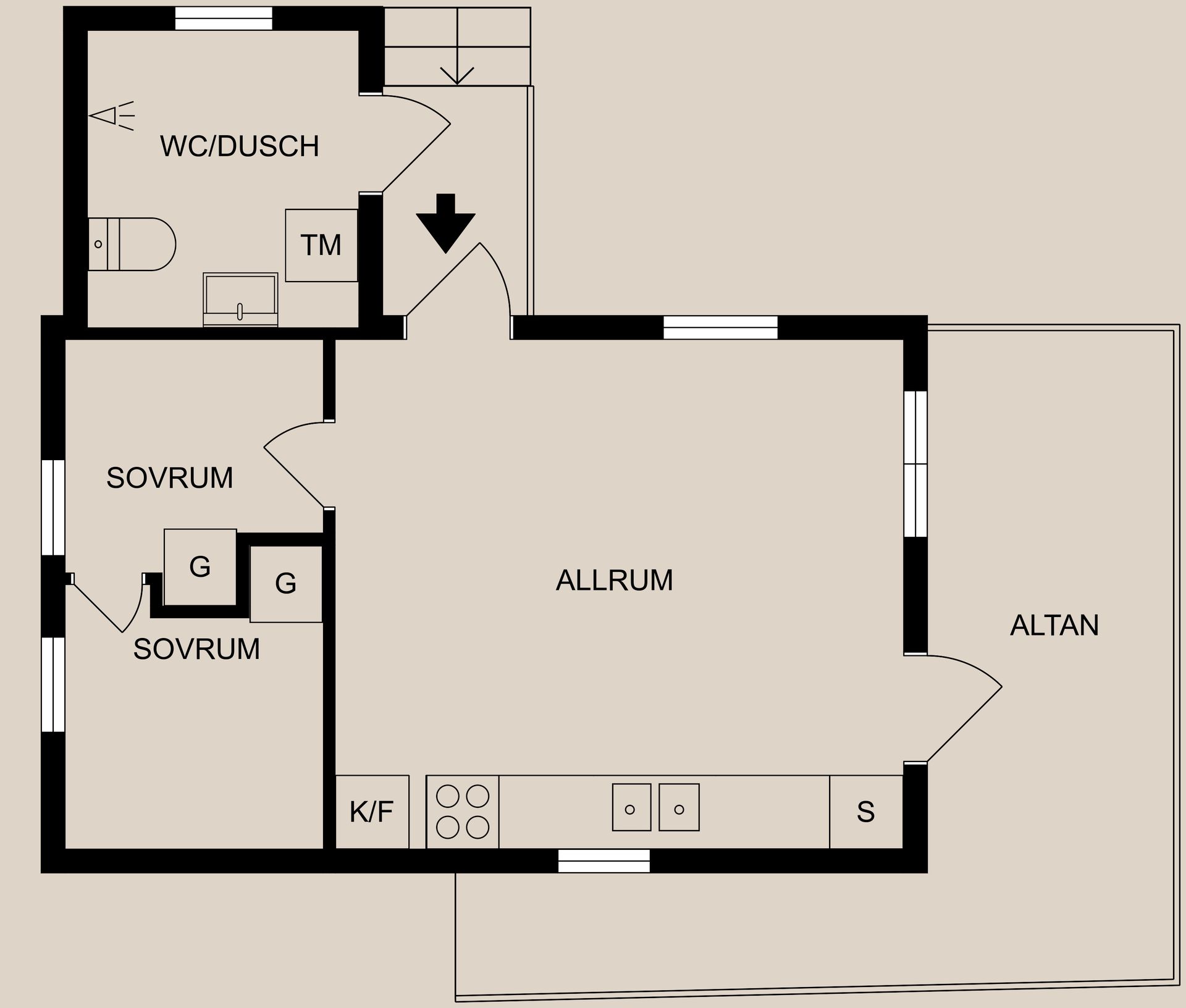 Villa, Djupvik Västergården 2, Djupvik - Kolmården, Norrköping