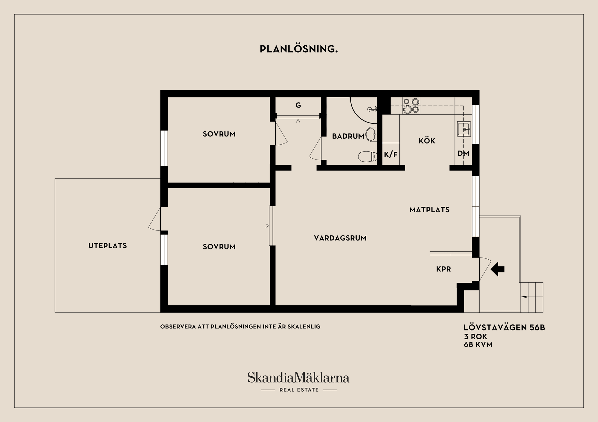 Bostadsrätt, Lövstavägen 56B, Runby, Upplands Väsby