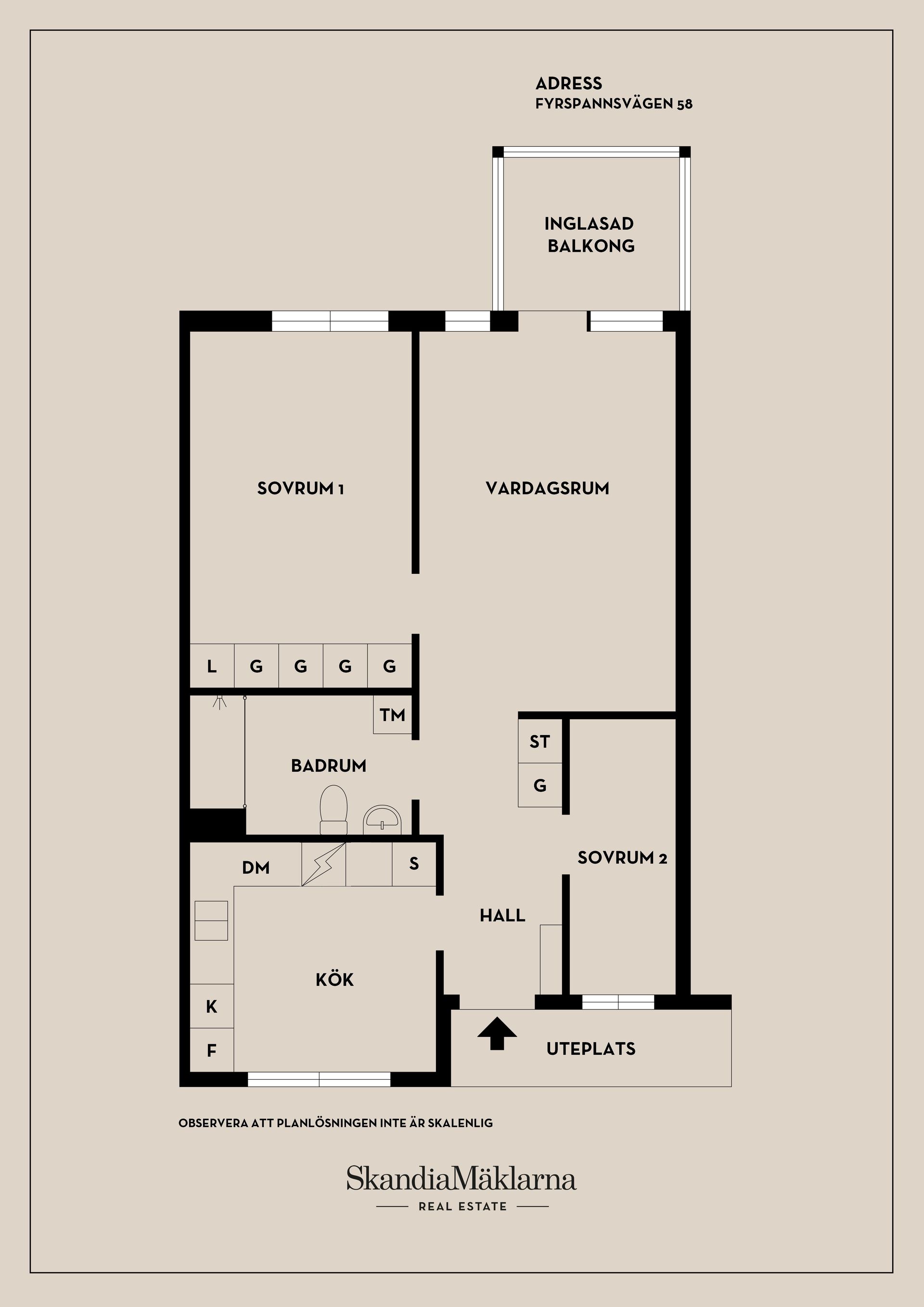 Bostadsrätt, Fyrspannsvägen 58, Jarlaberg, Nacka