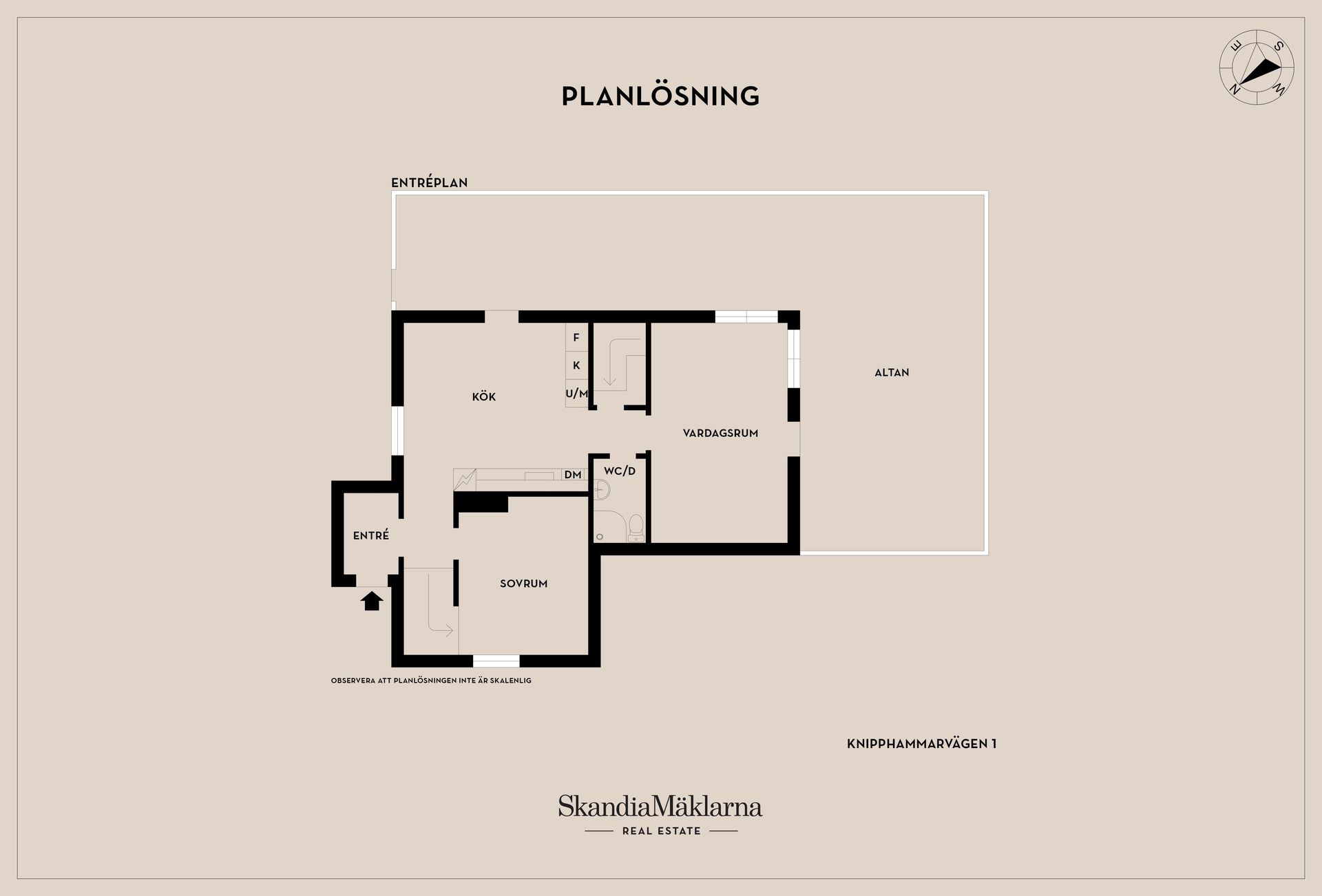 Villa, Knipphammarvägen 1, Motala