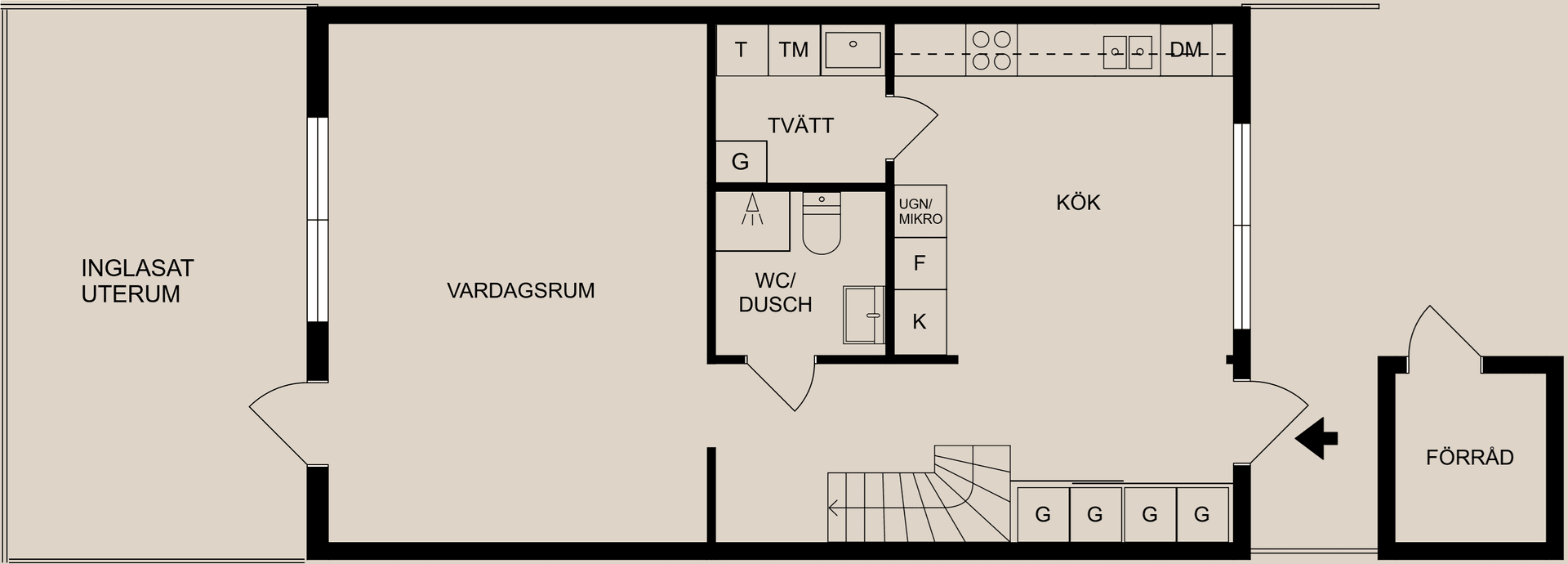 Radhus, Rambogatan 395, Rambodal/Smedby, Norrköping