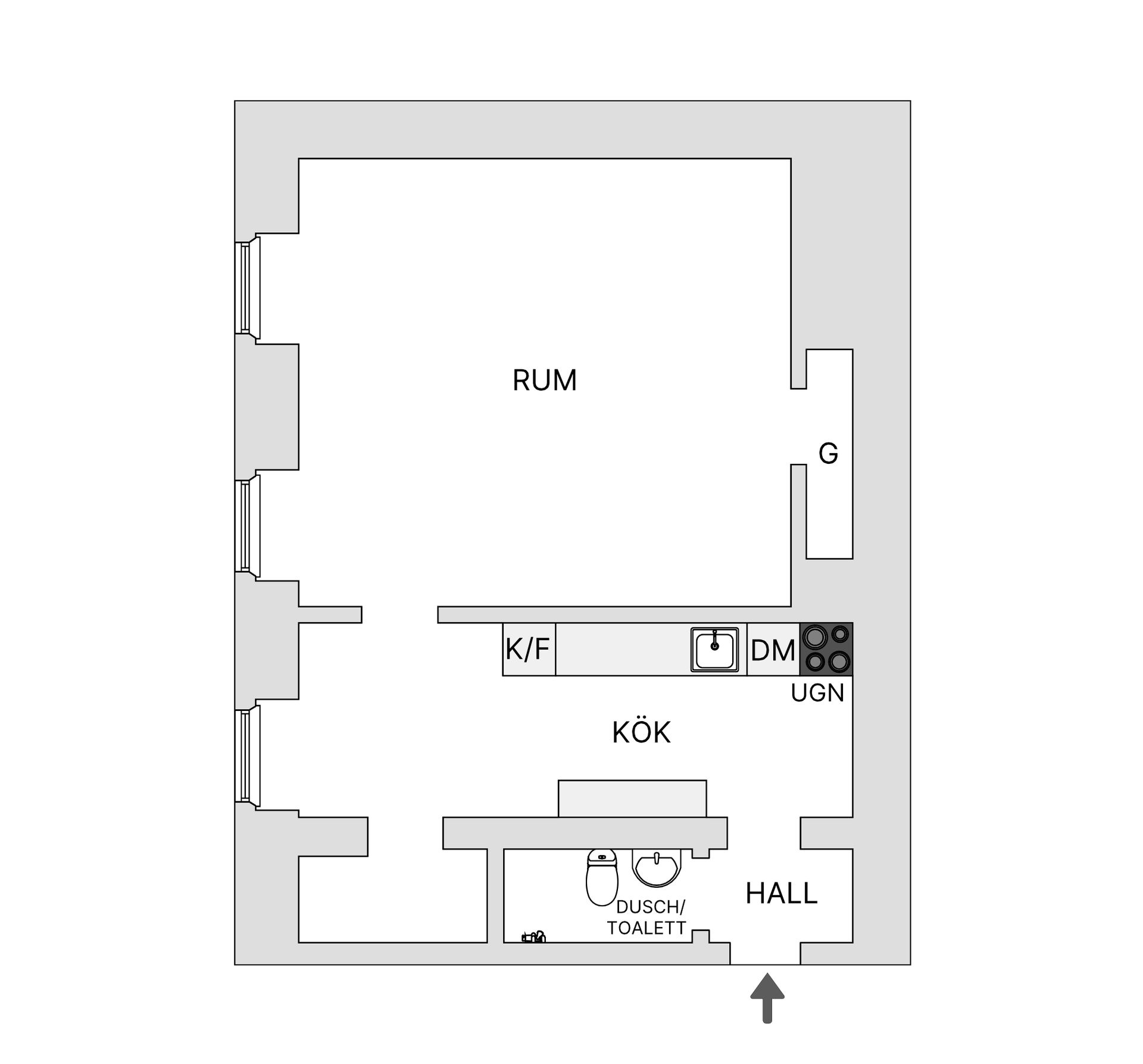 Bostadsrätt, Krukmakargatan 38, Södermalm - Mariatorget, Stockholm