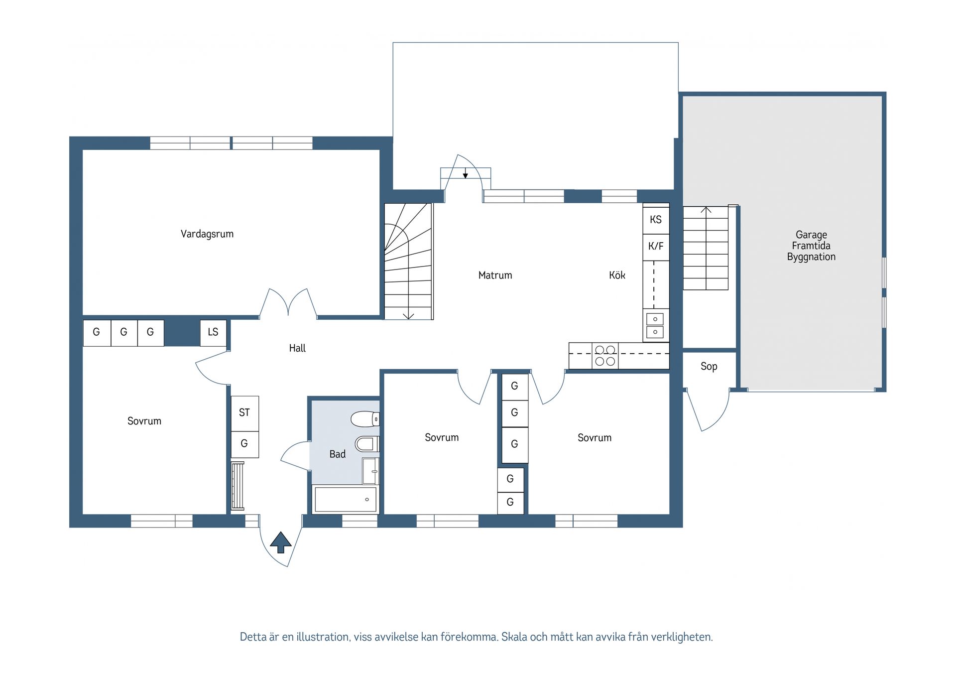 Villa, Fiskvägen 13, Tierp
