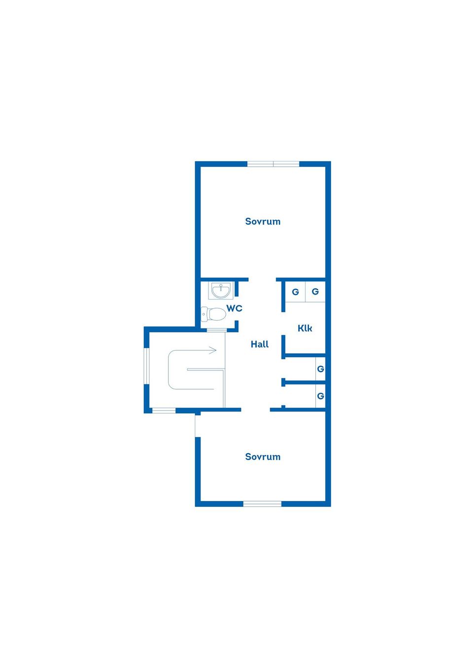 Villa, Fågelsångsvägen 1, Centralt, Osby