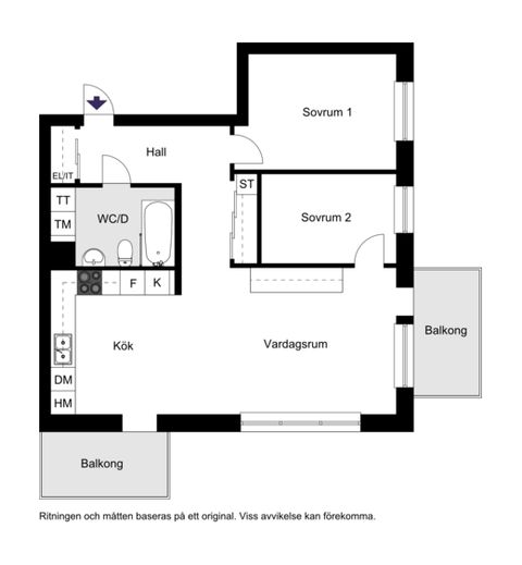 Bostadsrätt, Jakobsdalsvägen 18, Aspudden/Örnsberg, Stockholm