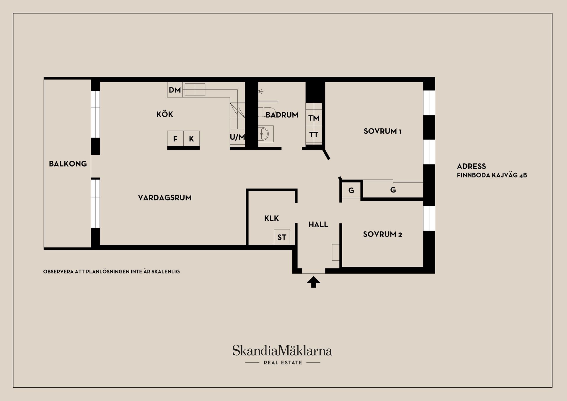 Bostadsrätt, Finnboda kajväg 4B, Finnboda Hamn, Nacka