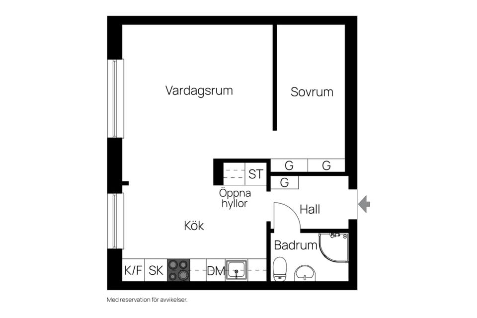 Bostadsrätt, Hantverkaregatan 14, Centralt Trelleborg, Trelleborg