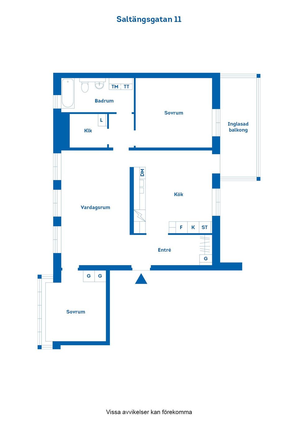 Bostadsrätt, Saltängsgatan 11, Centralt, Norrköping