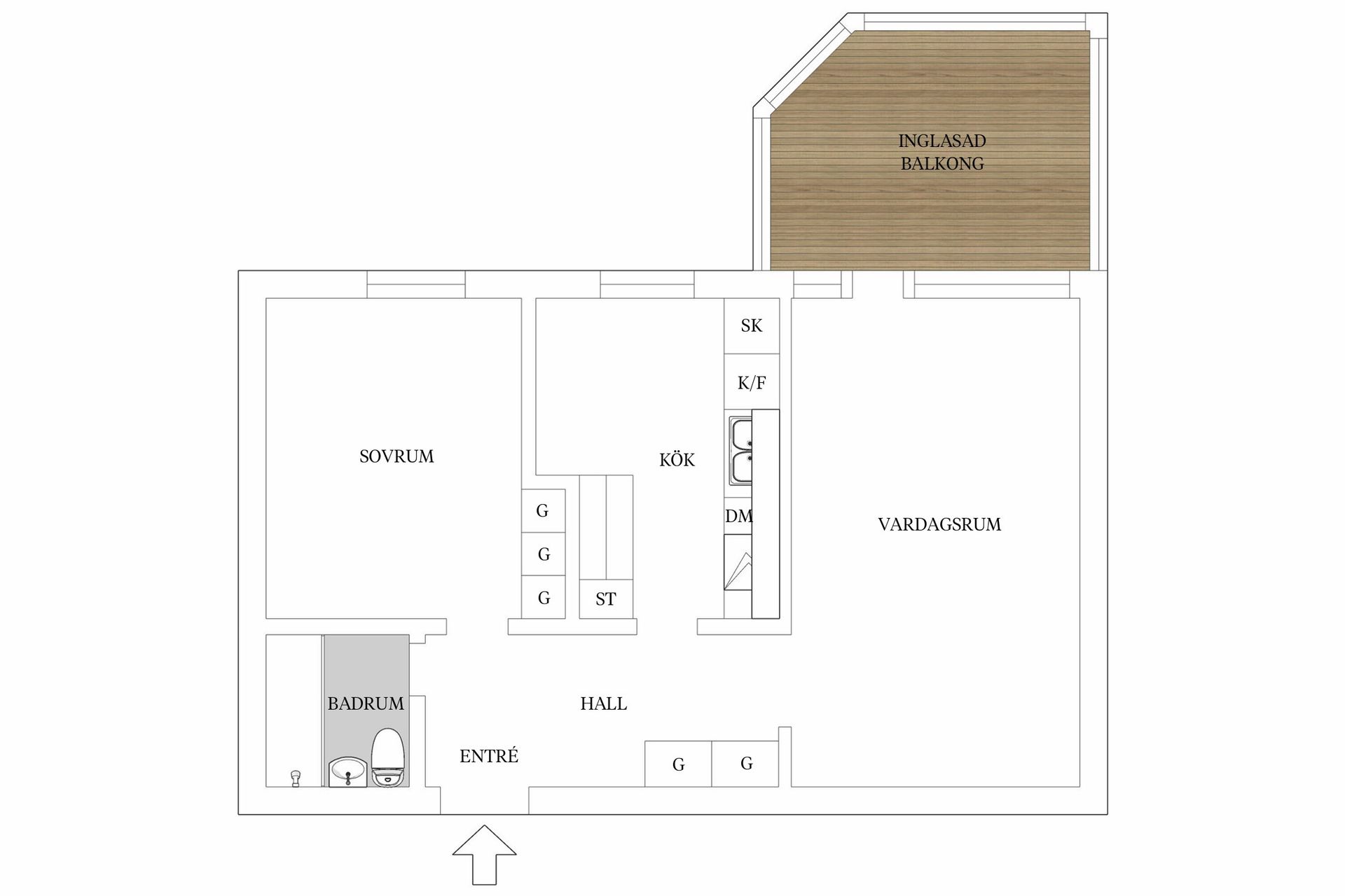 Bostadsrätt, Lycko Pers väg 6, Trelleborg - Centralt, Trelleborg