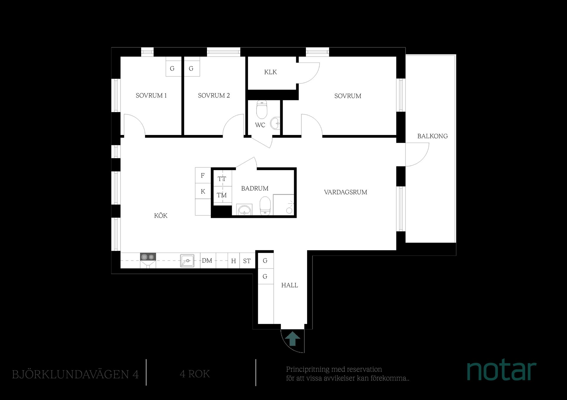 Bostadsrätt, Björklundavägen 4, Hovås, Göteborg