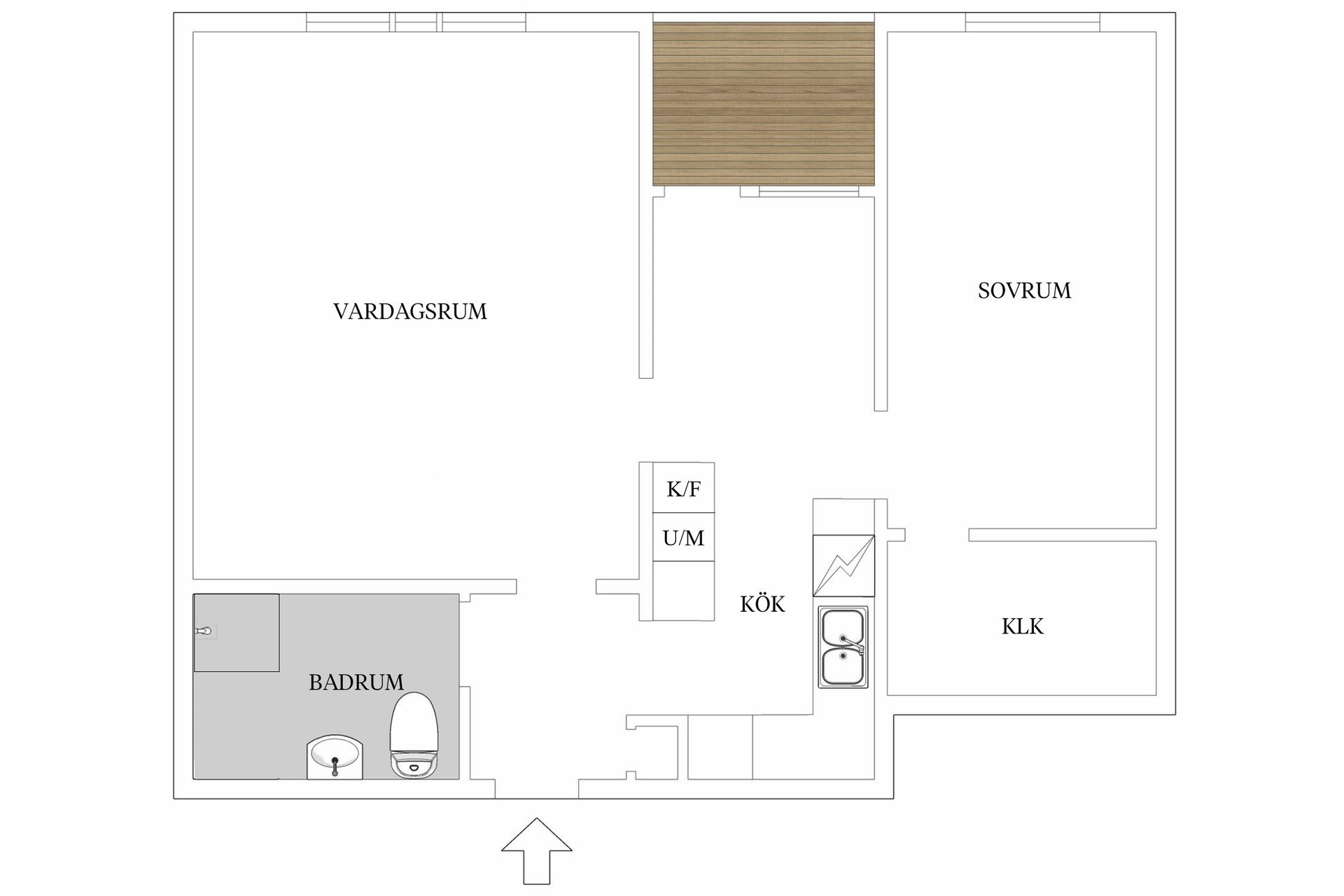 Bostadsrätt, Tegnérgatan 4, Söder, Växjö