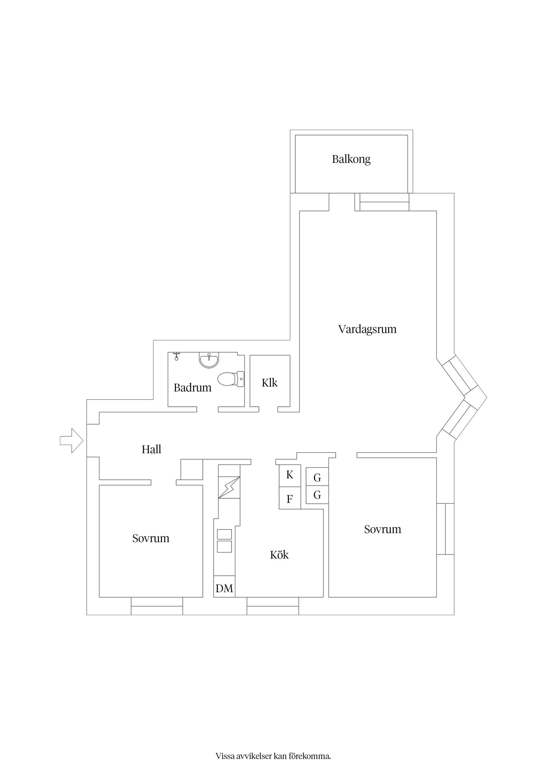 Bostadsrätt, Falkmangatan 3A, Boliden, Skellefteå