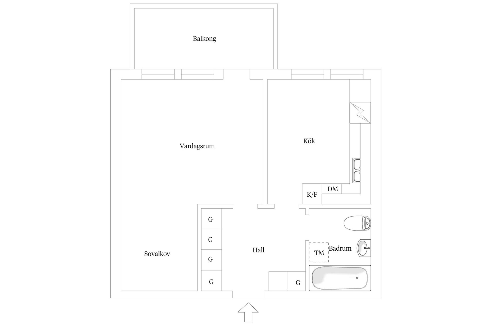 Bostadsrätt, Skarpövägen 19, Västra Orminge, Nacka
