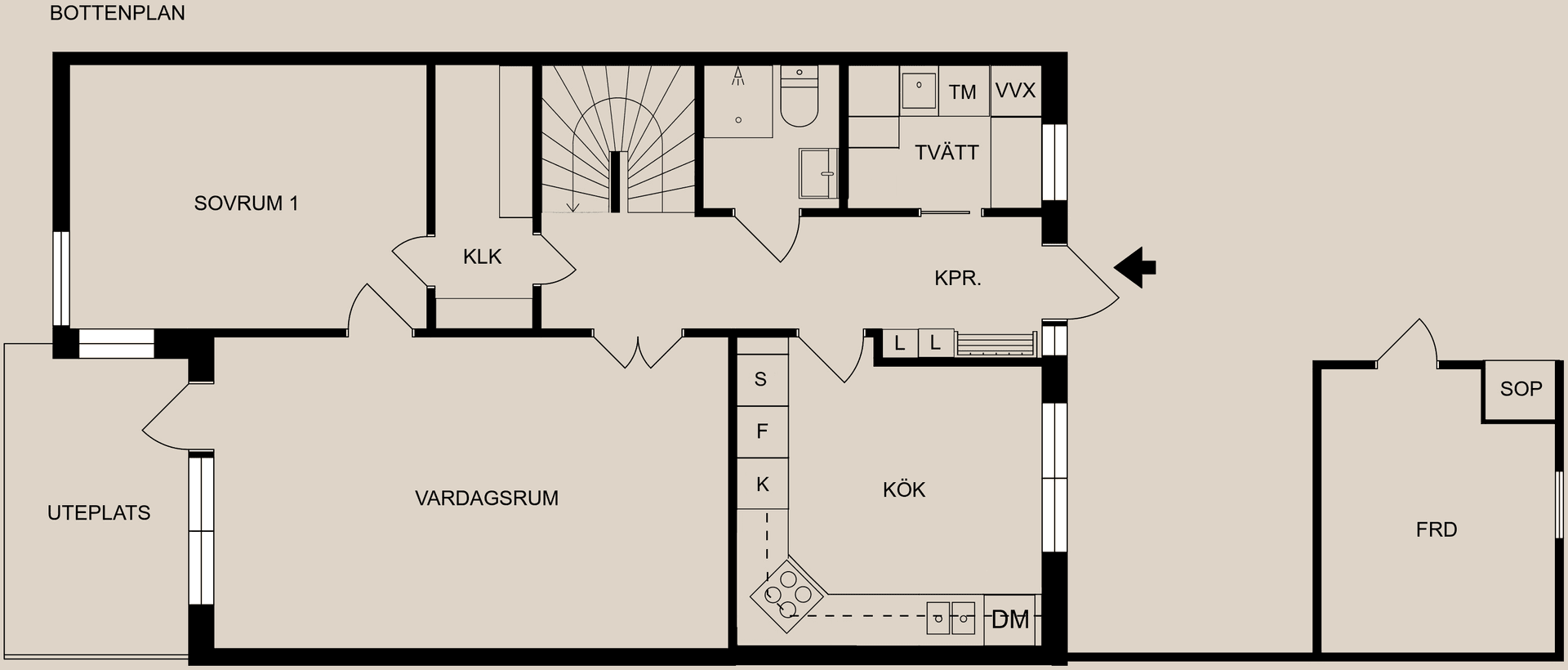 Radhus, Stafettgatan 107, Ektorp, Kaffebacken, Norrköping