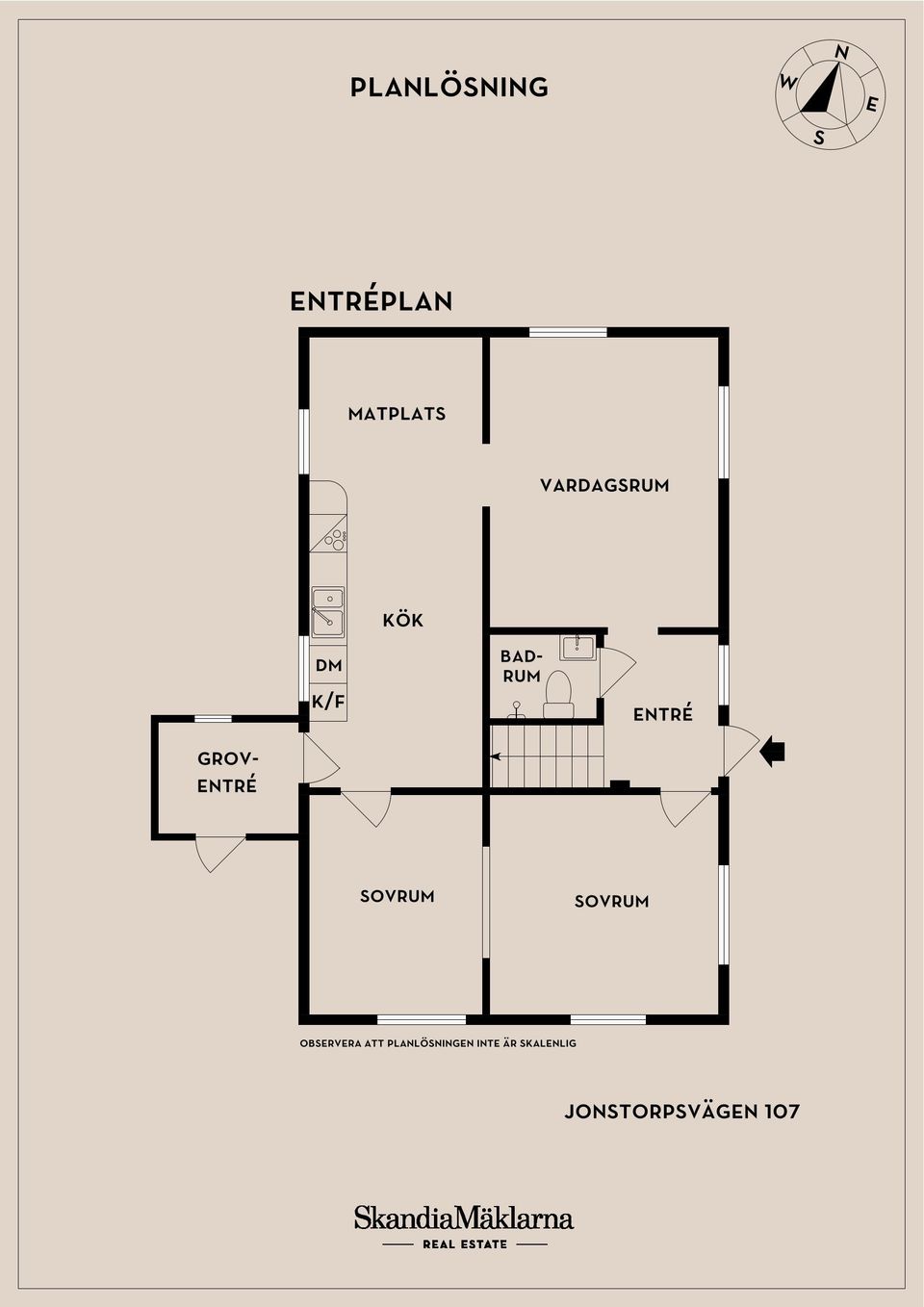 Villa, Jonstorpsvägen 107, Allerum, Helsingborg