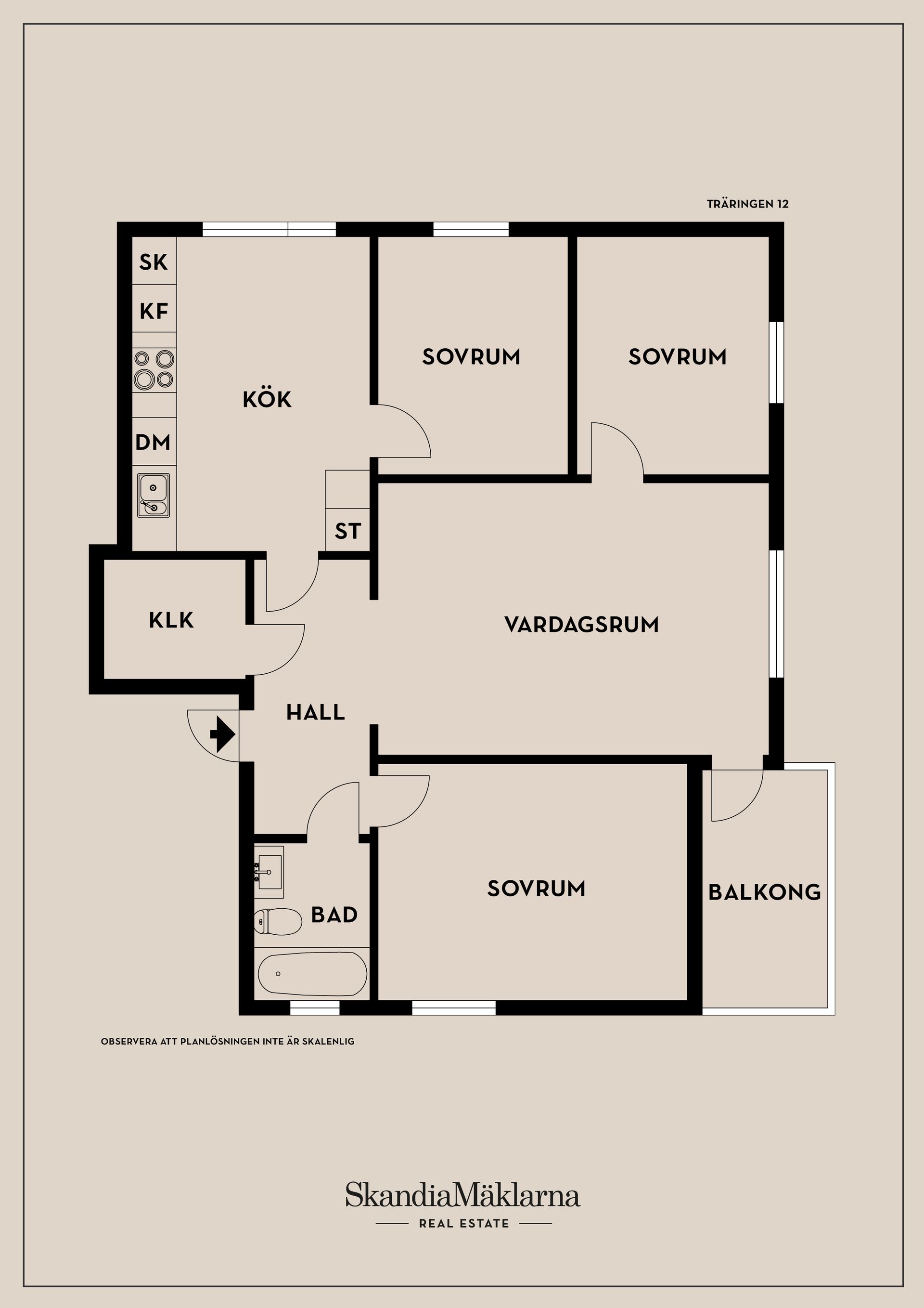 Bostadsrätt, Träringen 12, Göteborg