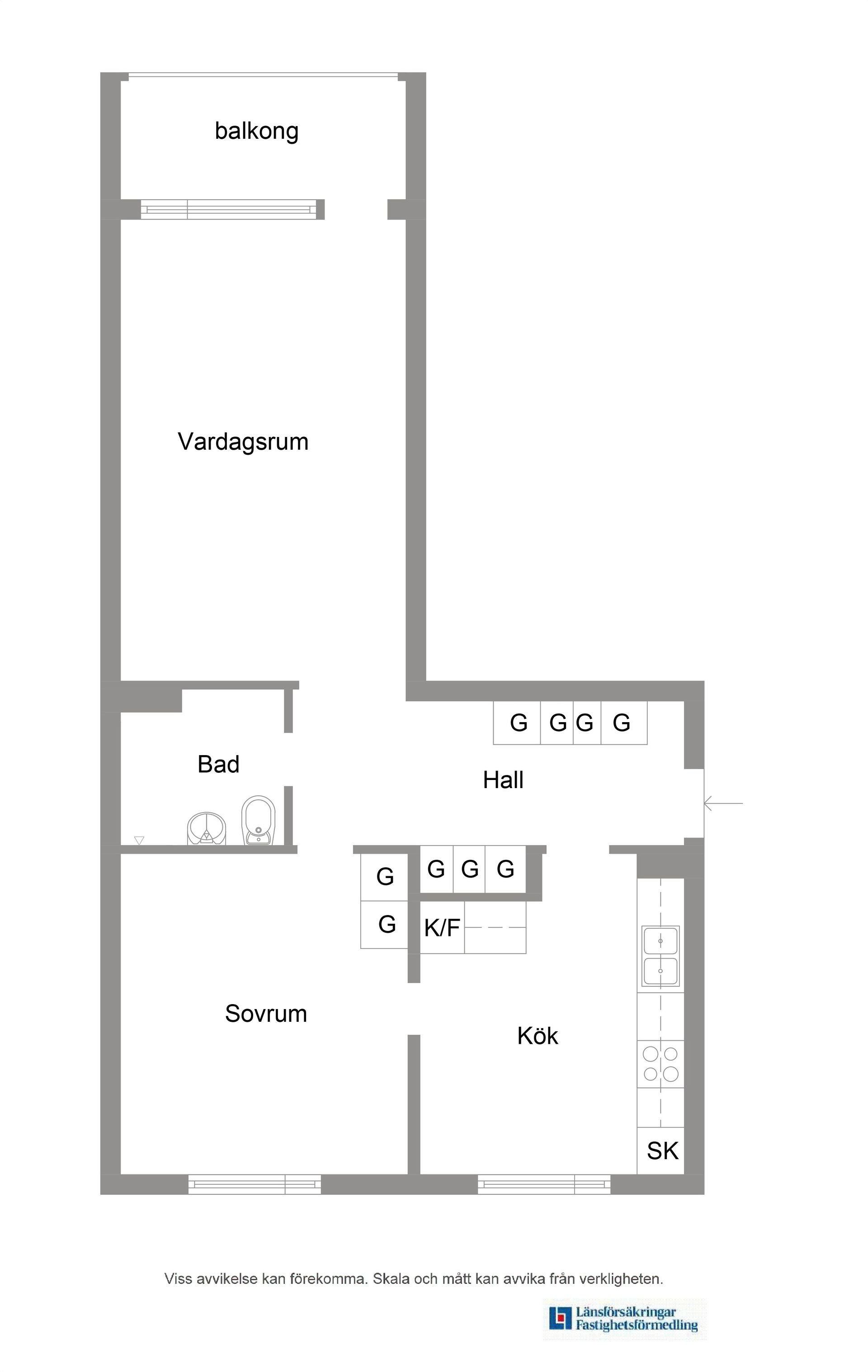Bostadsrätt, Jakobsgatan 44B, Jakobsberg, Västerås