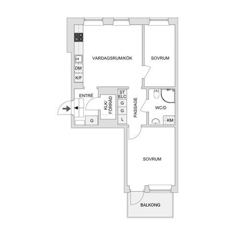 Bostadsrätt, Rimfrostgränd 5, 5 tr, Tyresö Centrum, Tyresö