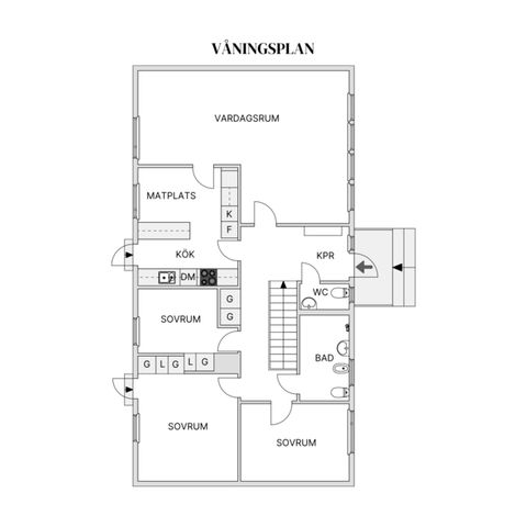 Villa, Stickvägen 1, Odensala, Östersund