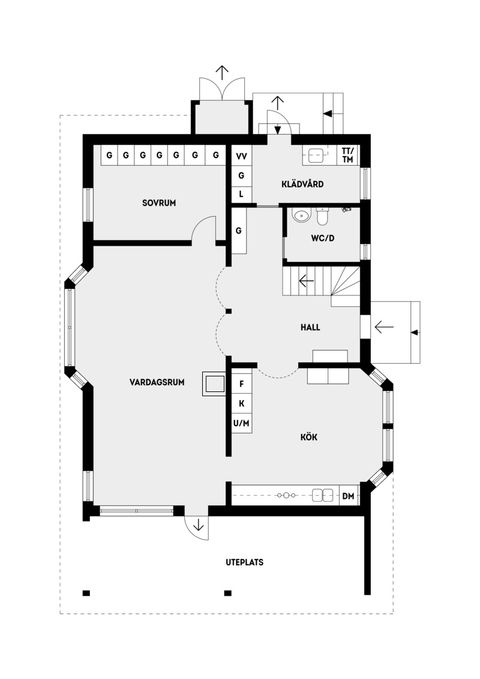 Villa, Tibblevägen 27, Lahäll, Täby