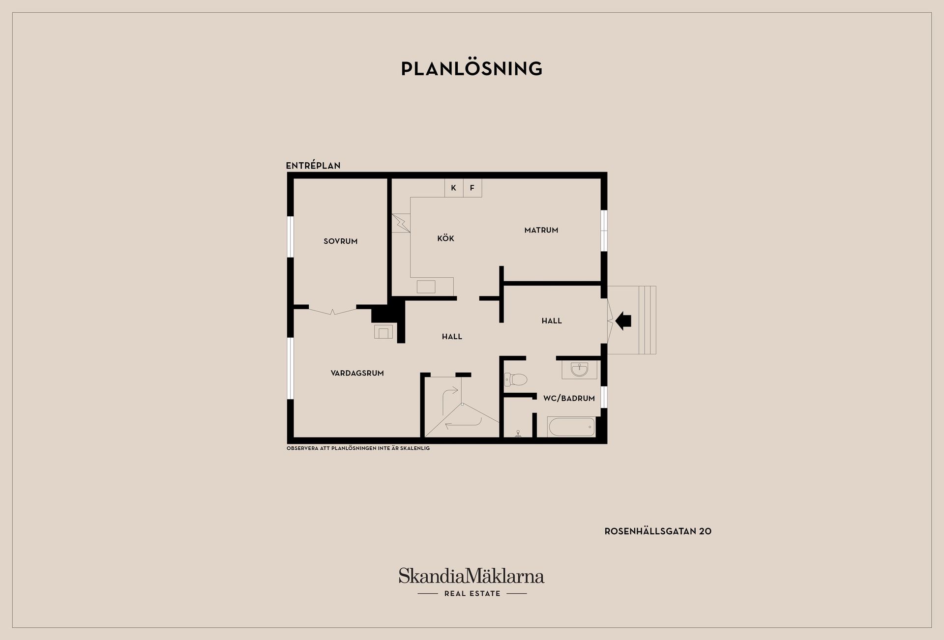 Villa, Rosenhällsgatan 20, Snopptorp, Eskilstuna