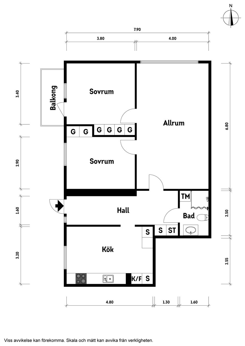 Bostadsrätt, Nybrogatan 22, Ljungbyhed, Klippan