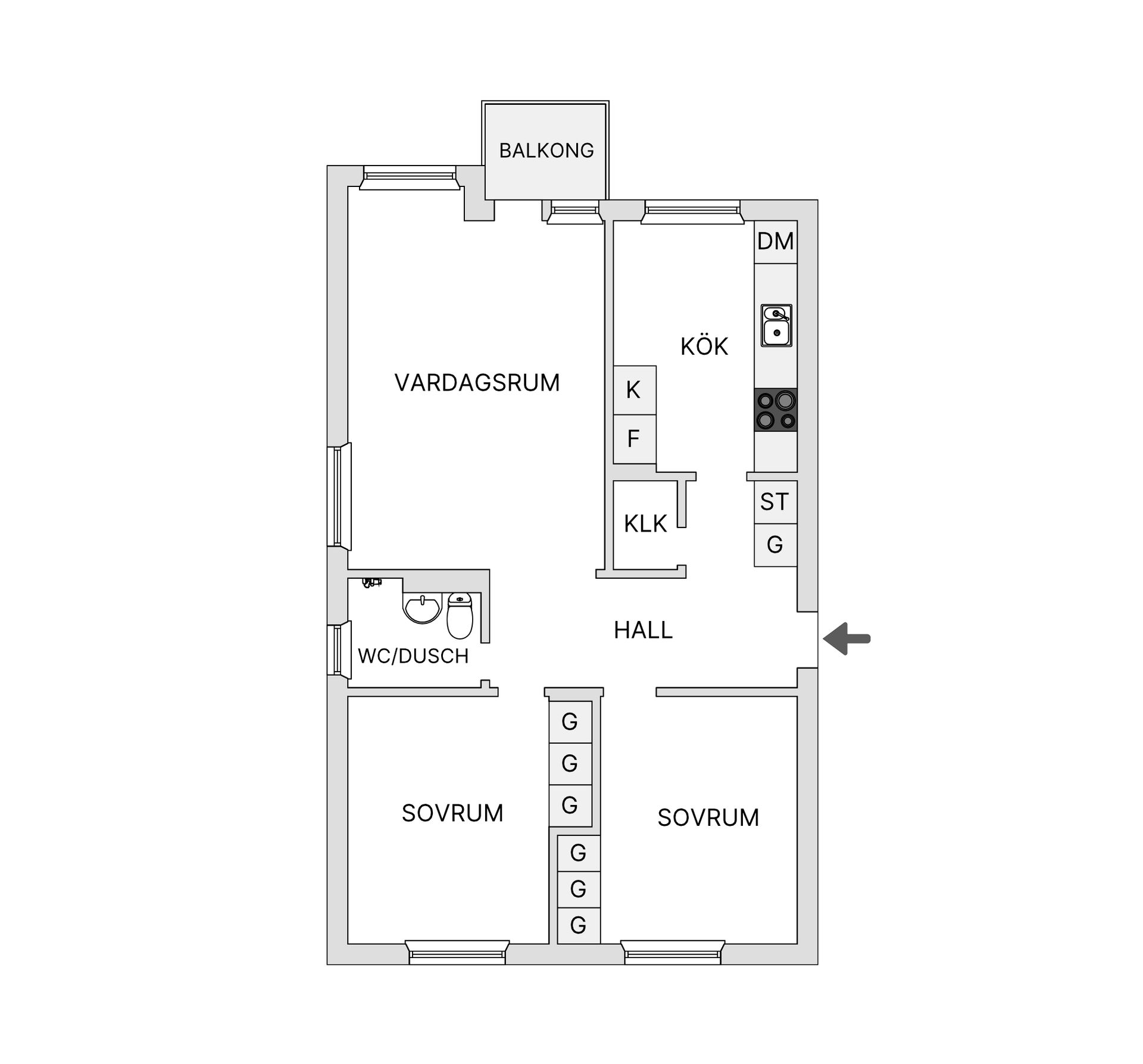 Bostadsrätt, Helenius gata 44A, Norrmalm, Skövde