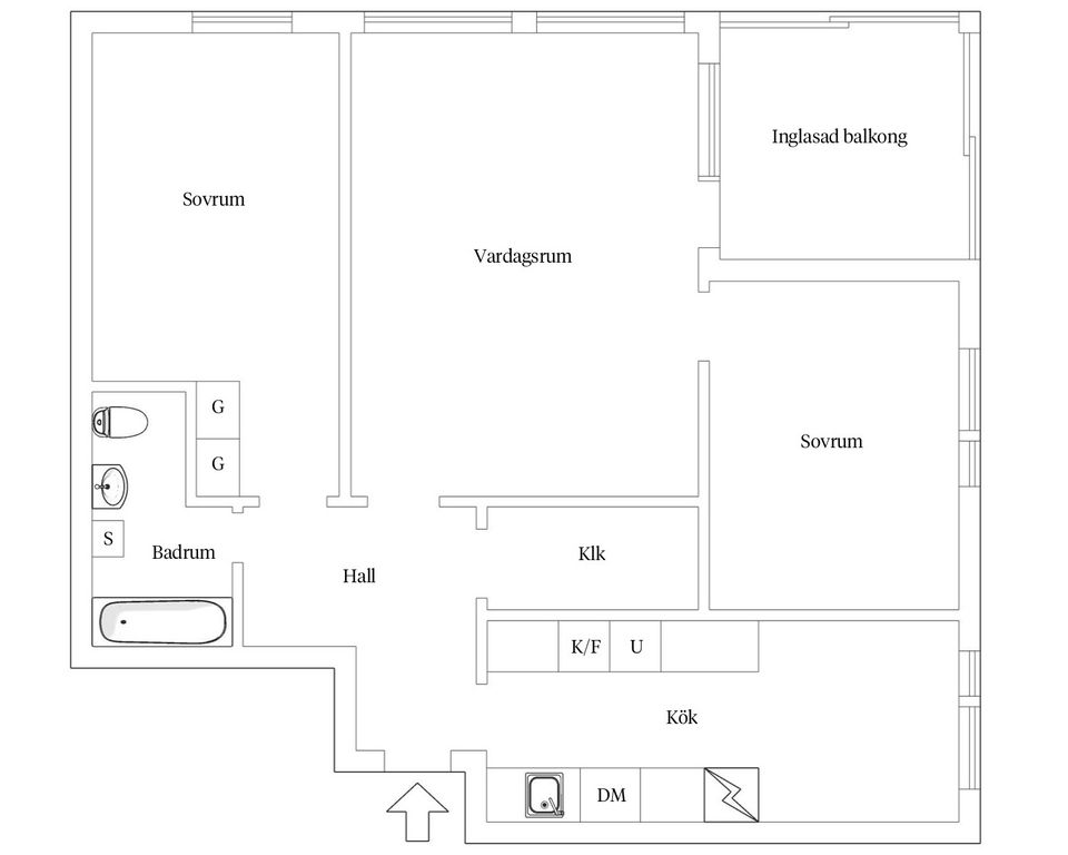 Bostadsrätt, Masthuggsliden 14, Masthugget, Göteborg