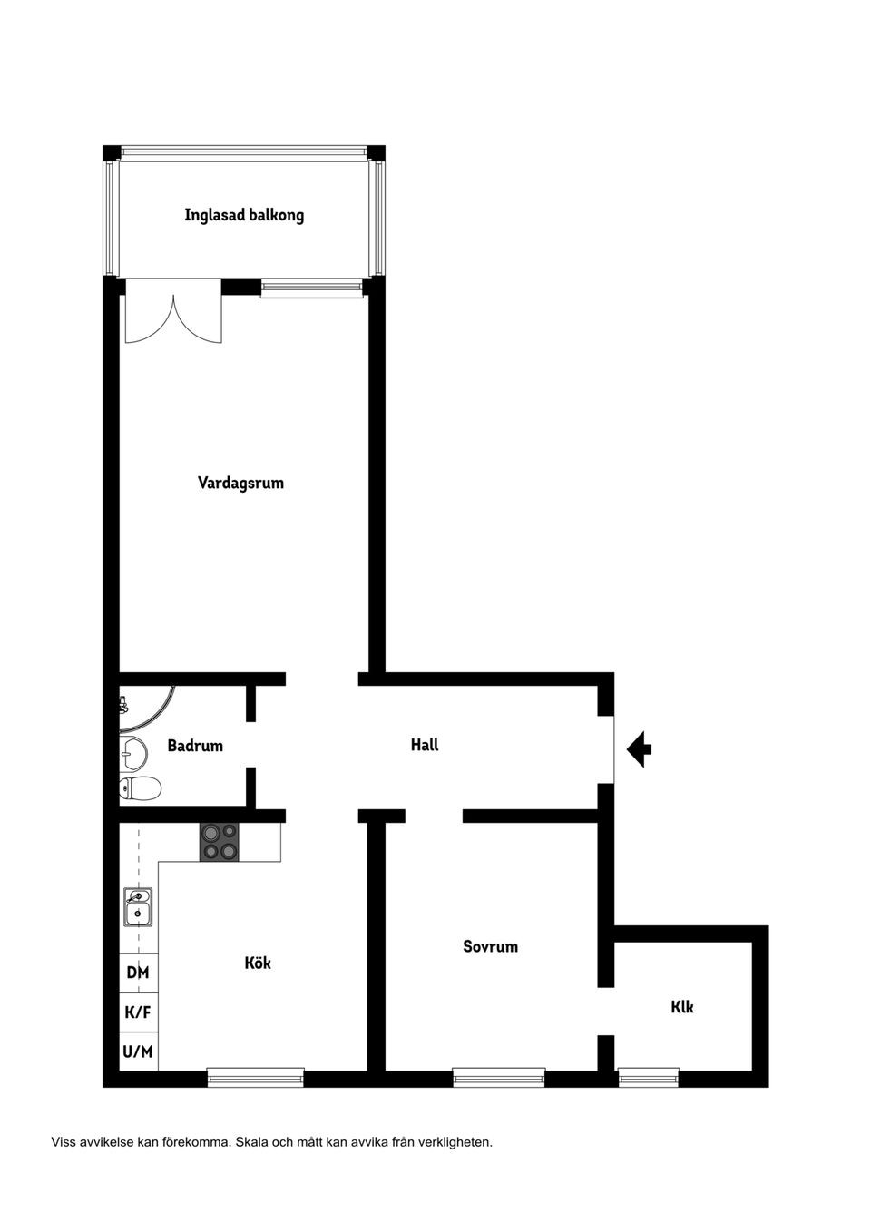 Bostadsrätt, Krondikesvägen 54B, Östersund