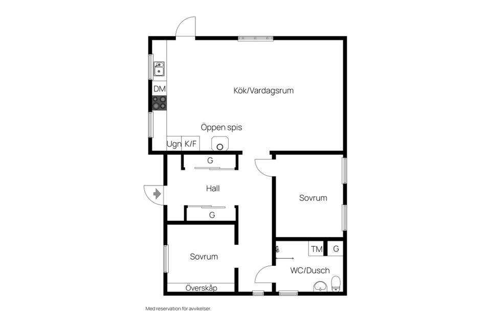 Villa, Gula vägen 1, Björklinge, Uppsala