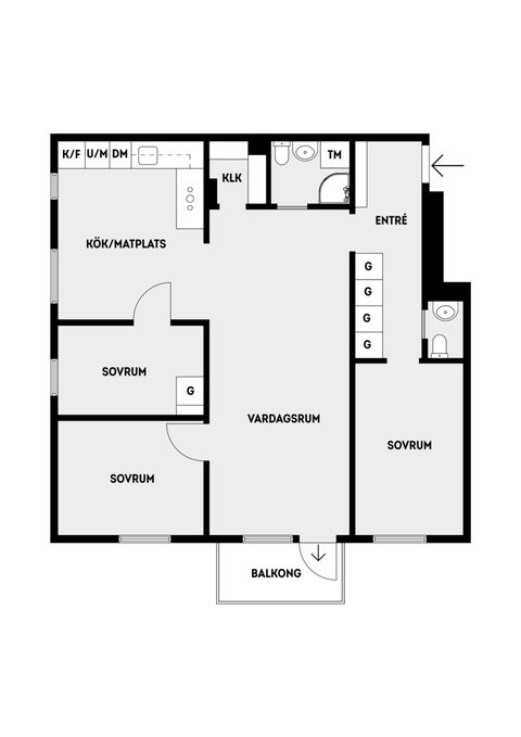 Bostadsrätt, Radarvägen 6, vån 4, Hägernäs, Täby