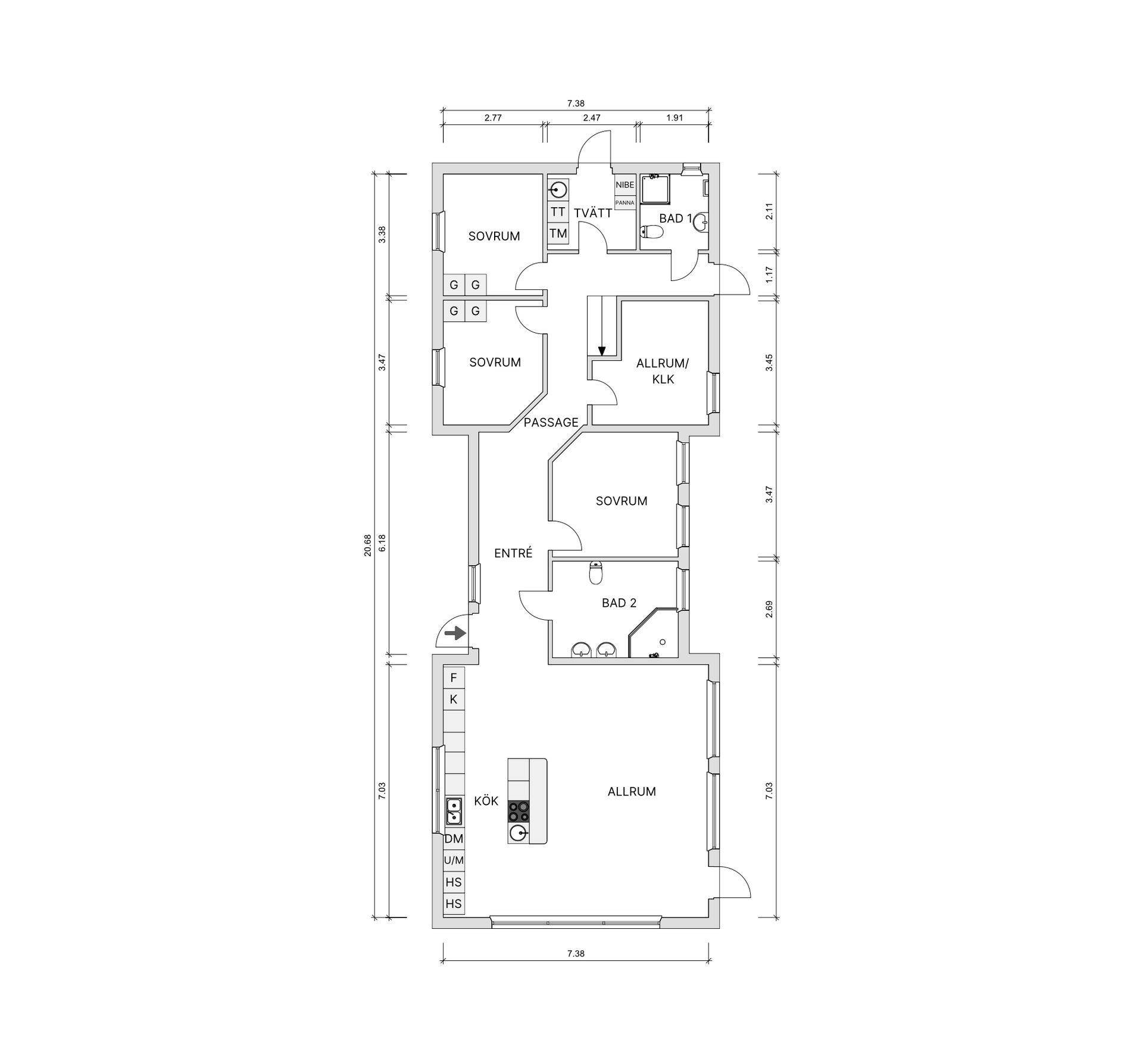Villa, Flintstensvägen 10, Åstorp