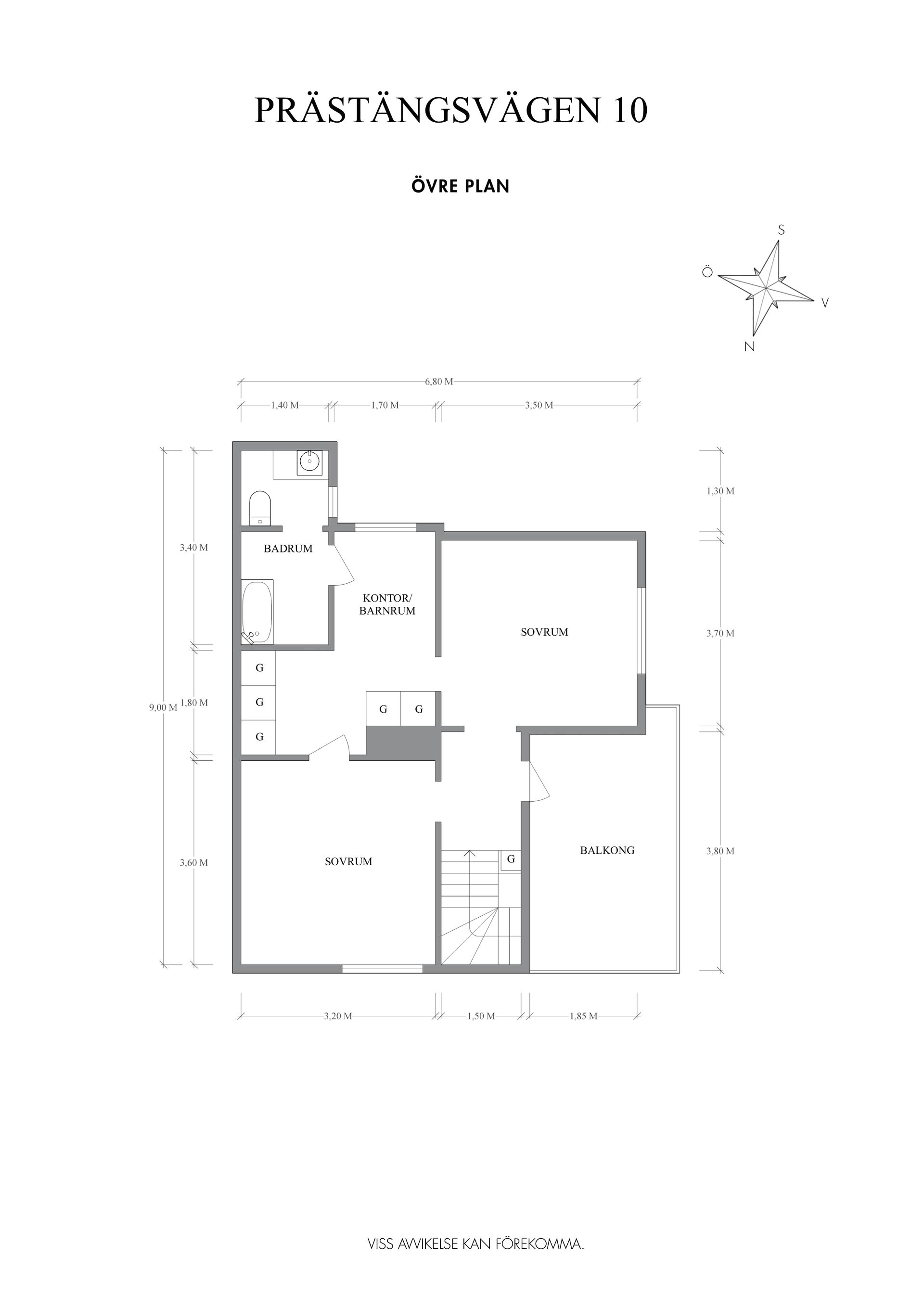 Villa, Prästängsvägen 10, Härryda
